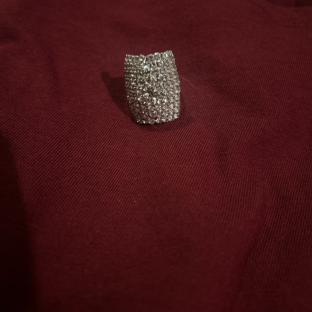Sparkling Silver Ring